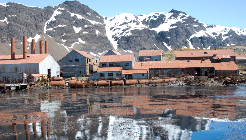 Illustration for article titled 8 Abandoned Antarctic Whaling Stations and Bases that are Still Amazing